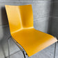 エンゲルブレヒト Engelbrechts チャリックチェア CHAIRIK Chair 101 スタッキング 4本脚 イエロー プライウッド 未使用品 定価63,800円 ♪