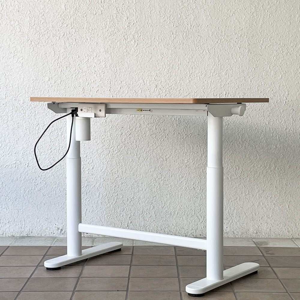 フレキシスポット Flexispot 電動式昇降デスク SD1 W80 H55-89cm ローデスク スタンディングデスク 机 メラミン樹脂化粧板 ◇