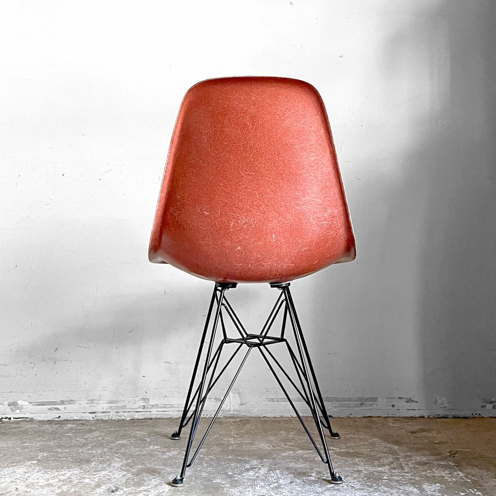ハーマンミラー Herman Miller サイドシェルチェア セカンド 2nd FRP エッフェルベース テラコッタ ビンテージ イームズ ミッドセンチュリー ■