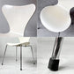 フリッツハンセン Fritz Hansen 3107 セブンチェア ホワイト ラッカー仕上げ スタッキング アルネ・ヤコブセン デンマーク 北欧家具 A ★