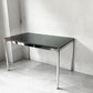 USM Haller USMハラーテーブル ワーキングデスク ダイニングテーブル オーク材 ブラック W125cm アジャスター付 スイス モダン ★