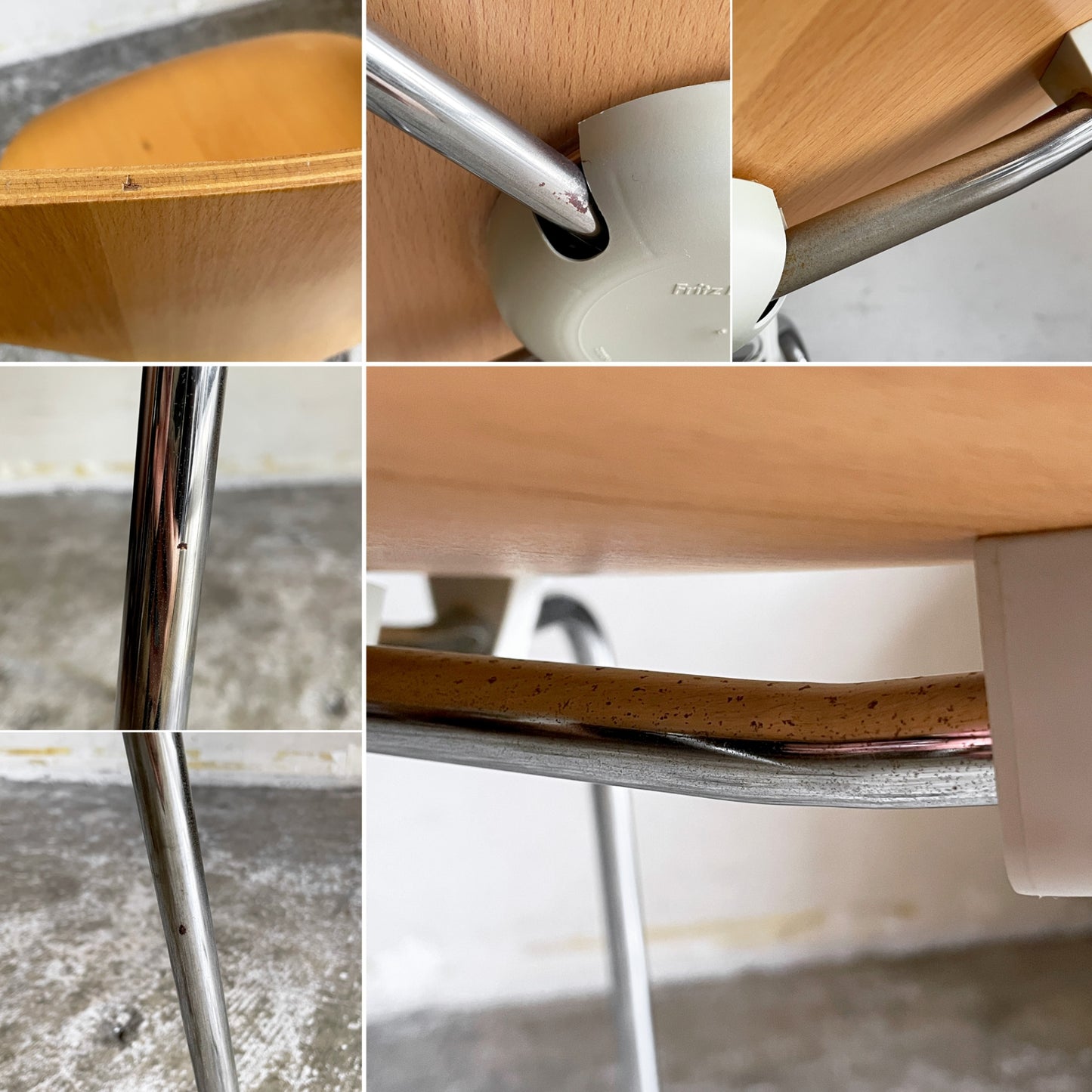 フリッツハンセン Fritz Hansen 3107 セブンチェア ビーチ材 ナチュラル ラッカー仕上げ アルネ・ヤコブセン スタッキング デンマーク 北欧家具 B ■