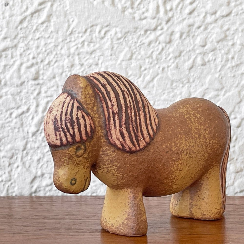 ケラミックスタジオグスタフスベリ KERAMIK STUDION GUSTAVSBERG スカンセン skansen ポニー PONY 陶製フィギュリン リサラーソン Lisa Larson スウェーデン 北欧 ◇