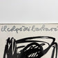 il colpo dei barbari 展覧会ポスター ピーター・ニボー Peter Nyborg ブランツ・パークス Brandts Pakhus 1985年 デンマーク コペンハーゲン 額装品 ●
