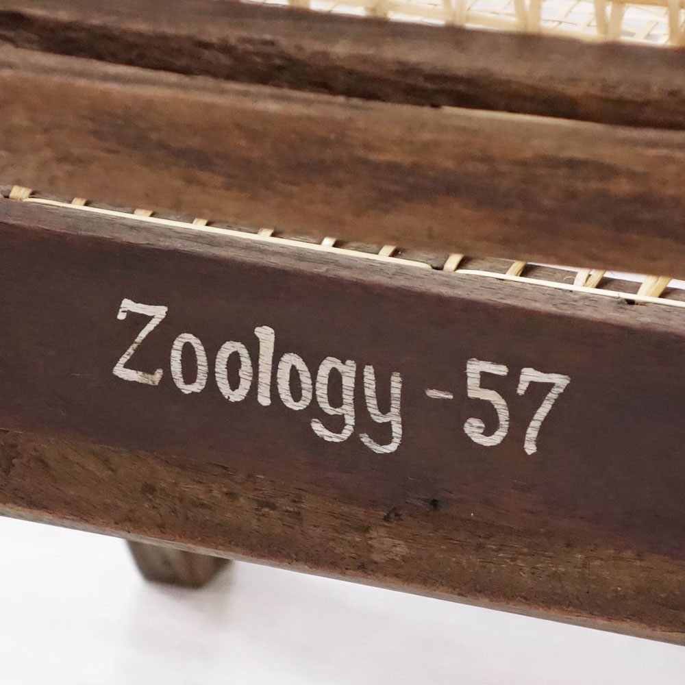 ピエール・ジャンヌレ Pierre Jeanneret イージーチェア Easy Chair チーク無垢材 チャンディーガル レター有 1950s Zoology-57 ビンテージ ●