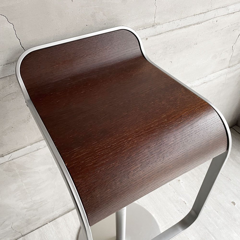 ラパルマ La palma レム LEM カウンタースツール 昇降式 カウンターチェア ハイスツール ウッドシート ダークウォールナット AZUMI アズミ A ♪