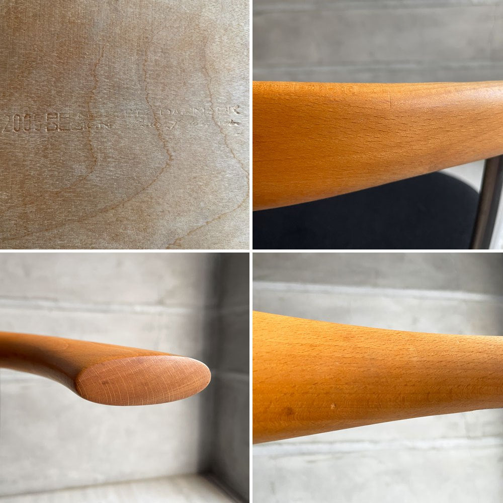 PPモブラー PP mobler PP701 ミニマルチェア Minimal Chair ダイニングチェア ビーチ無垢材 一本木笠木 別注モデル オイル仕上げ ウェグナー 希少 ♪