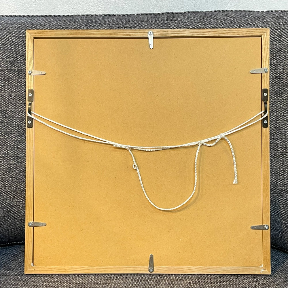 イデー IDEE 山口一郎 OWL 梟 フクロウ アートポスター ジクレー 額装 元箱付 展示品 ★