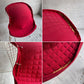 ノル Knoll 420 サイドチェア ワイヤーチェア ダイニングチェア ホワイト × レッド ファブリック フルカバー仕様 ハリー・ベルトイア ミッドセンチュリー ビンテージ ♪