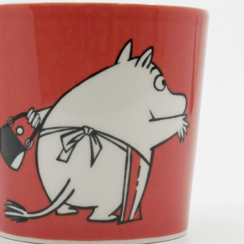 アラビア ARABIA ムーミンマグ MOOMIN ムーミンママ レッド 1999-2013年 廃番 フィンランド 北欧食器 ●
