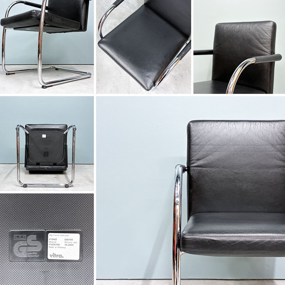 ヴィトラ vitra ビザソフト Visasoft アームチェア ミーティングチェア カンティレバー アントニオ・チッテリオ モダンデザイン ◎
