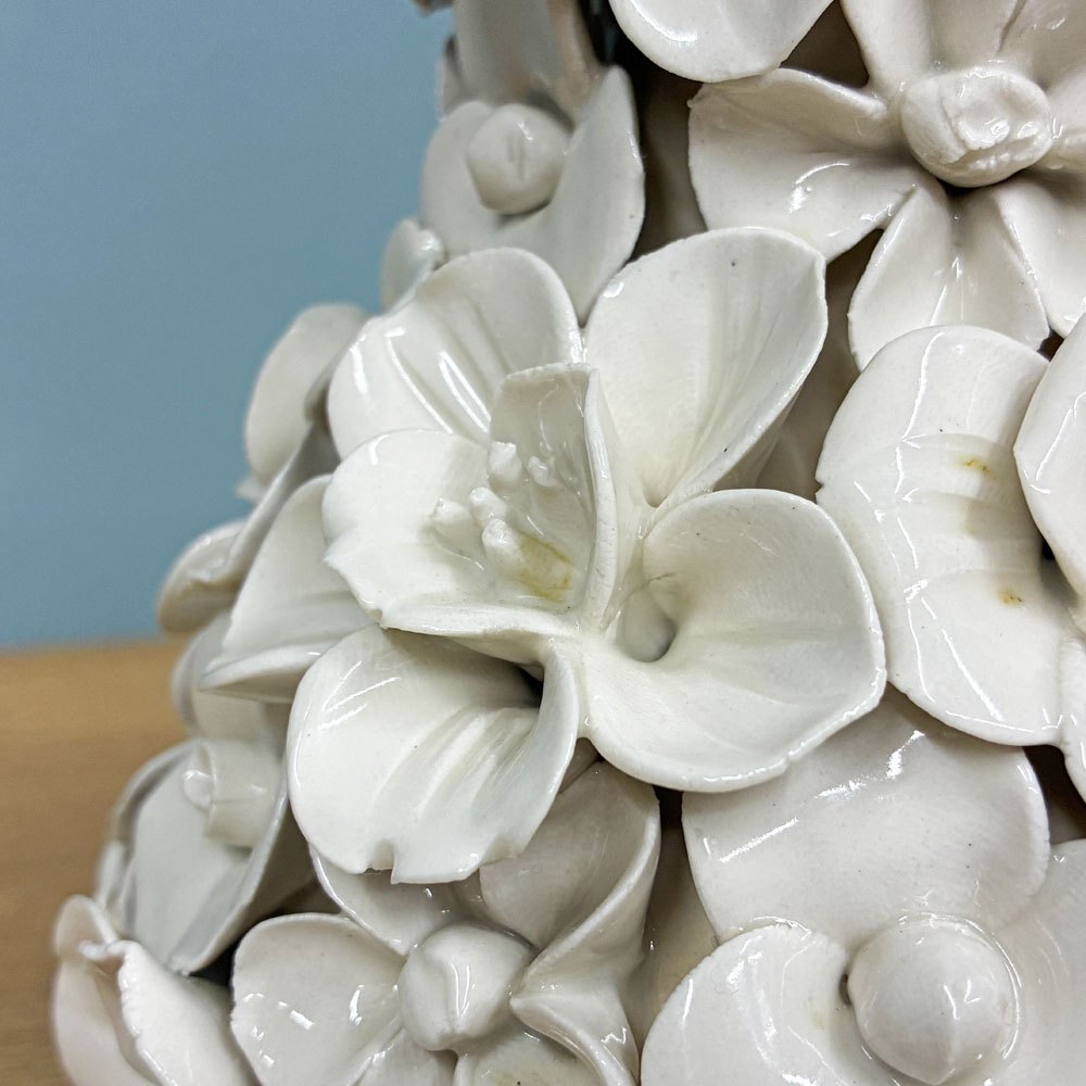 デスボッズ Despots Vase deco with flowers ホワイト 花瓶 陶器 フラワーベース 小サイズ オランダ ◎