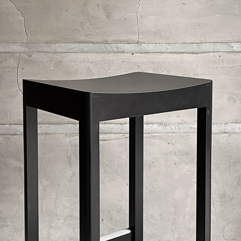 アルテック artek アトリエ バースツール Atelier Bar Stool H75cm ビーチ材 ブラックラッカー仕上げ タフ スタジオ TAF Studio スウェーデン 北欧家具 ♪
