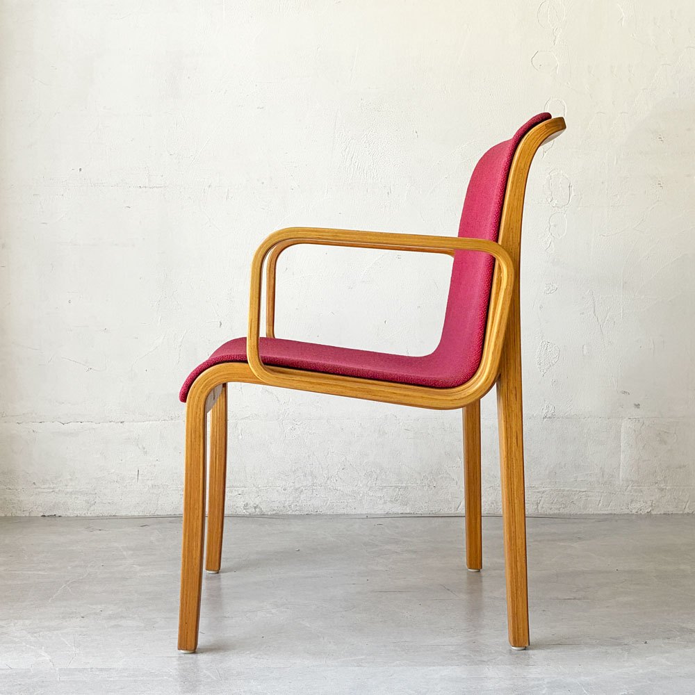 ノル Knoll 1305U アームチェア ダイニングチェア 曲木 プライウッド ビル・ステファン Bill Stephens ビンテージ ミッドセンチュリー ★