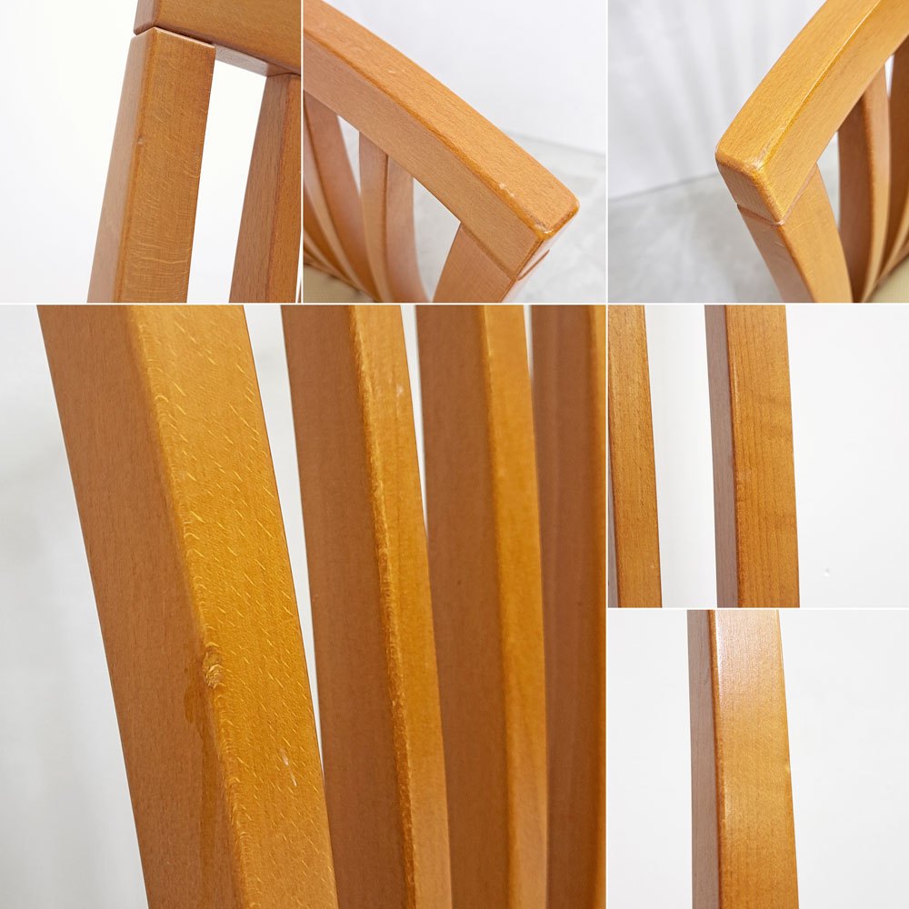 スコービー Skovby ダイニングチェア SM66 ビーチ材 ファブリック モダンデザイン デンマーク 北欧家具 C ●