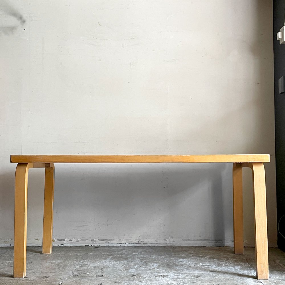 アルテック artek ビンテージ 81A ダイニングテーブル リノリウムトップ アルヴァ・アアルト Alvar Aalto フィンランド 北欧家具 ■