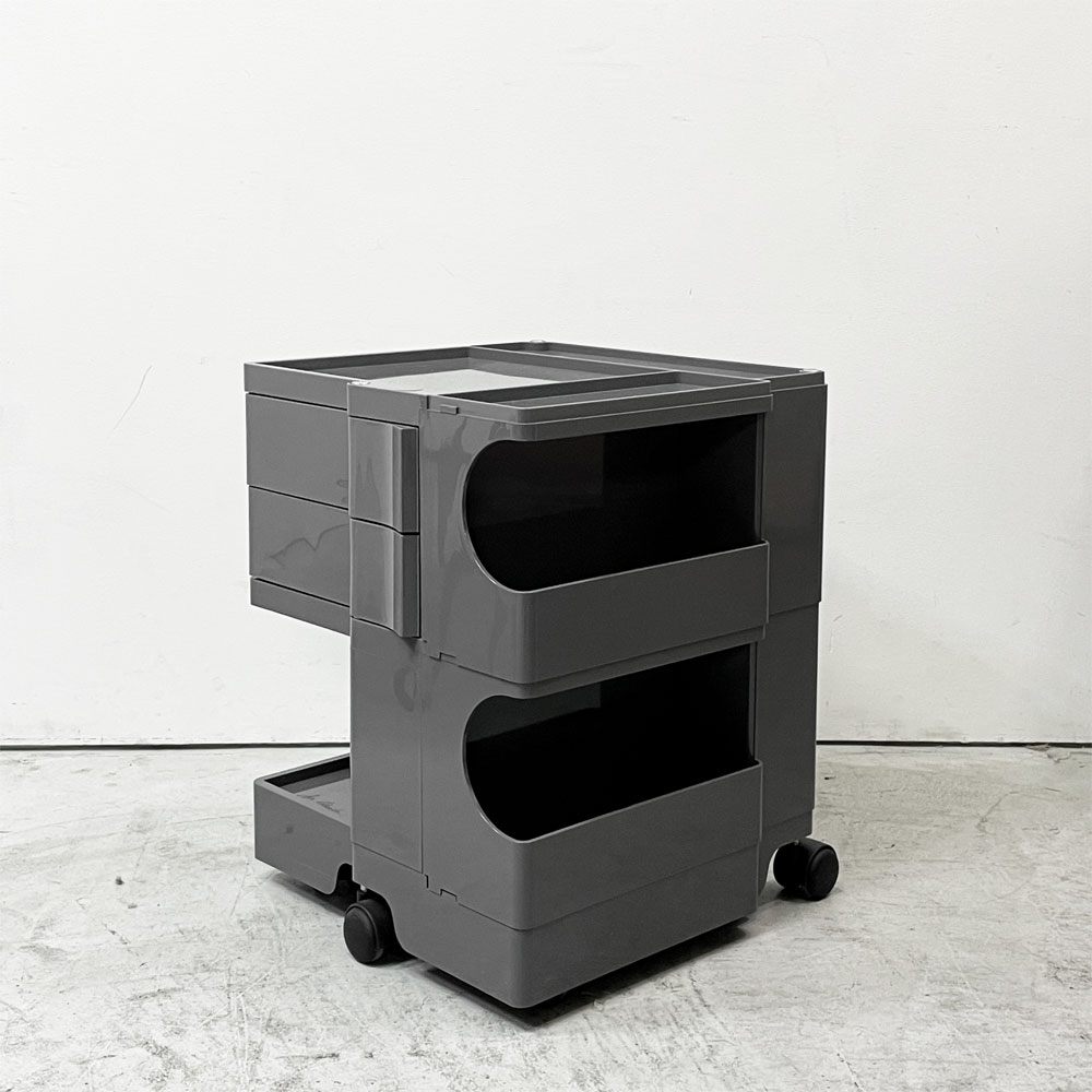 ビーライン B-LINE ボビーワゴン Boby Wagon 2段2トレイ トルネードグレー ジョエ・コロンボ イタリア MoMA ミッドセンチュリー ●