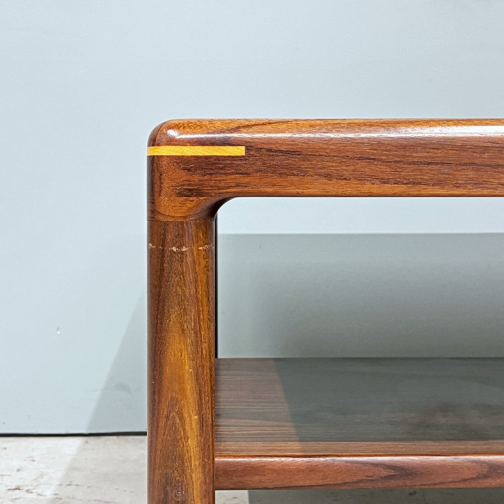ジャパンビンテージ Japan Vintage ローズウッド材 スクエア センターテーブル ローテーブル W69cm 北欧デザイン ◎