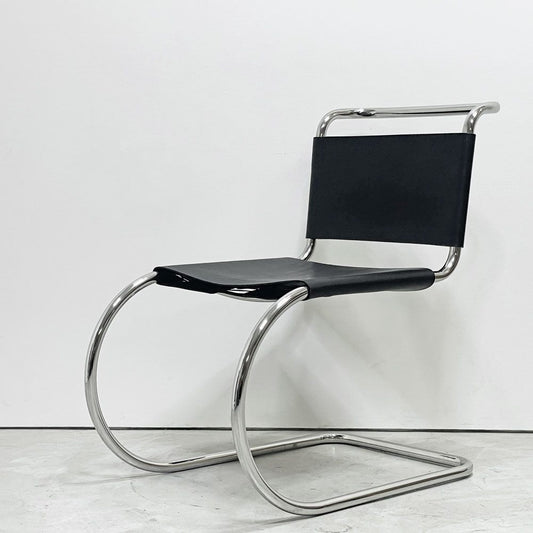 ノル Knoll ミースファンデルローエコレクション Mies van der Rohe Collection  MRサイドチェア MR SIDECHAIR カンチレバーチェア カウハイド 本革 ●