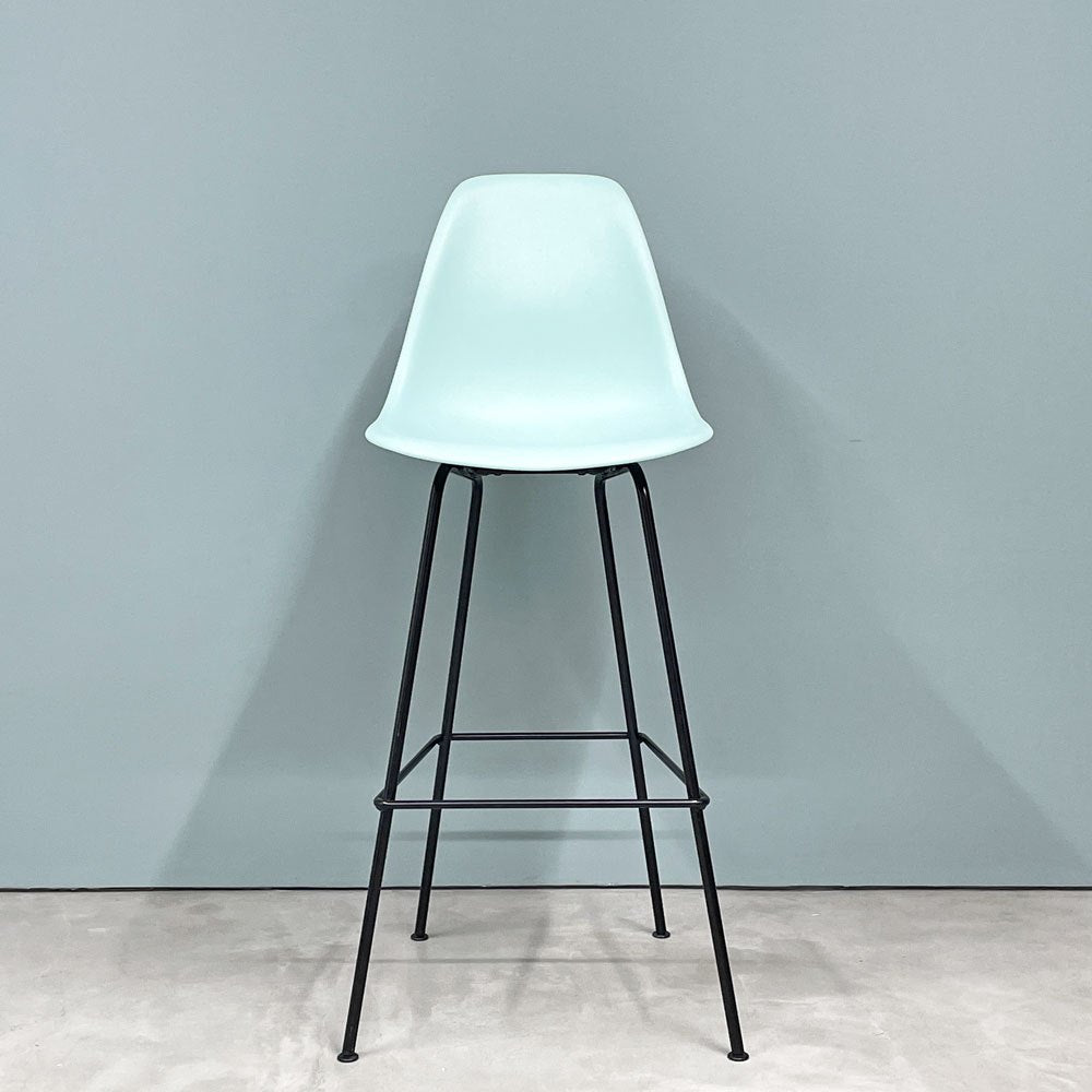 ハーマンミラー Herman Miller イームズ シェルスツール バーハイトスツール アクアスカイ H115.5cm ポリプロピレン製 イームズ ミッドセンチュリー ◎