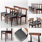 フレムロジェ Frem Rojle ディネッテ Dinette エクステンション ラウンド ダイニングテーブル & ダイニングチェア 4本脚×4脚 計5点セット ハンス・オルセン Hans Olsen 北欧家具 ビンテージ ●
