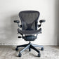 ハーマンミラー Herman Miller アーロンチェア スタンダード Bサイズ ポスチャーフィット グラファイトベース フル装備 ビル・スタンフ＆ドン・チャドウィック ■