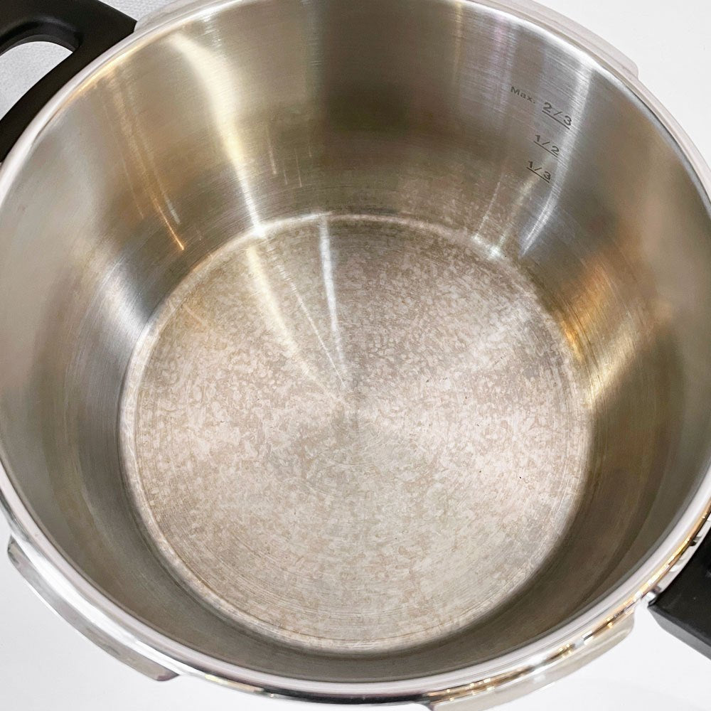 タッパーウェア Tupperware 圧力鍋 Pressure Cooker 4.5L すのこ 三脚付き ステンレス ドイツ製 定価 45,000円 ◎