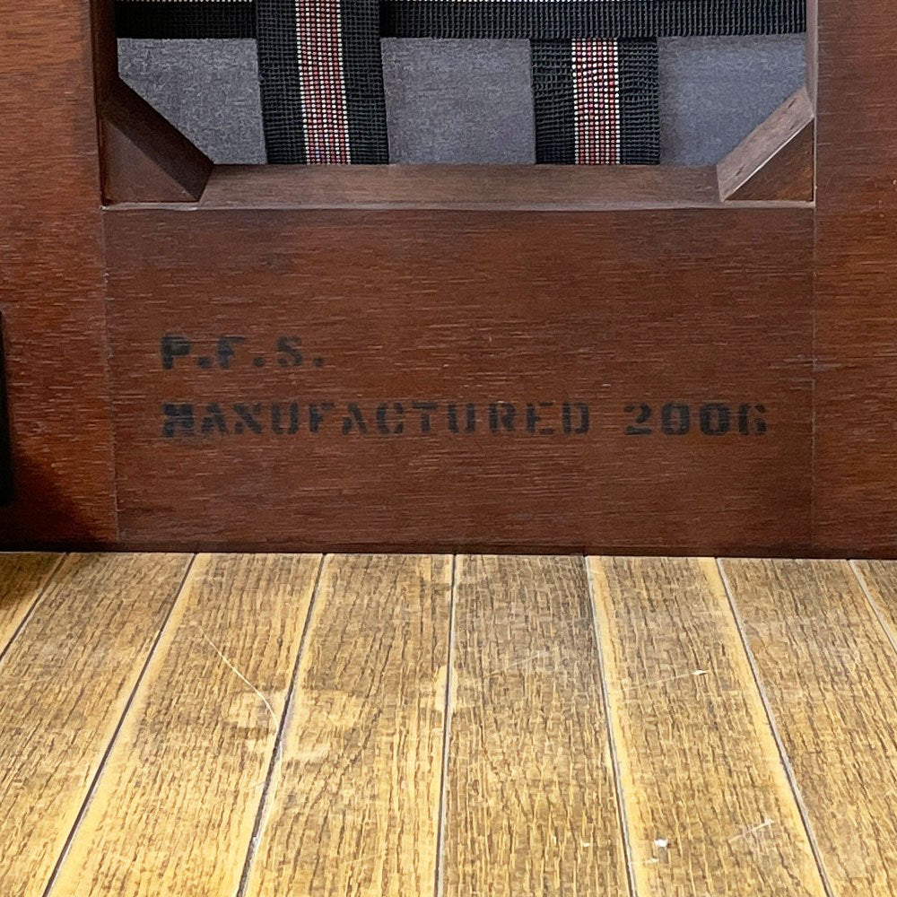 パシフィックファニチャーサービス PACIFIC FURNITURE SERVICE P.F.S スタンダードC STANDARD C オットマン フットスツール Mo Black 定価 : \ 77,000- ◎