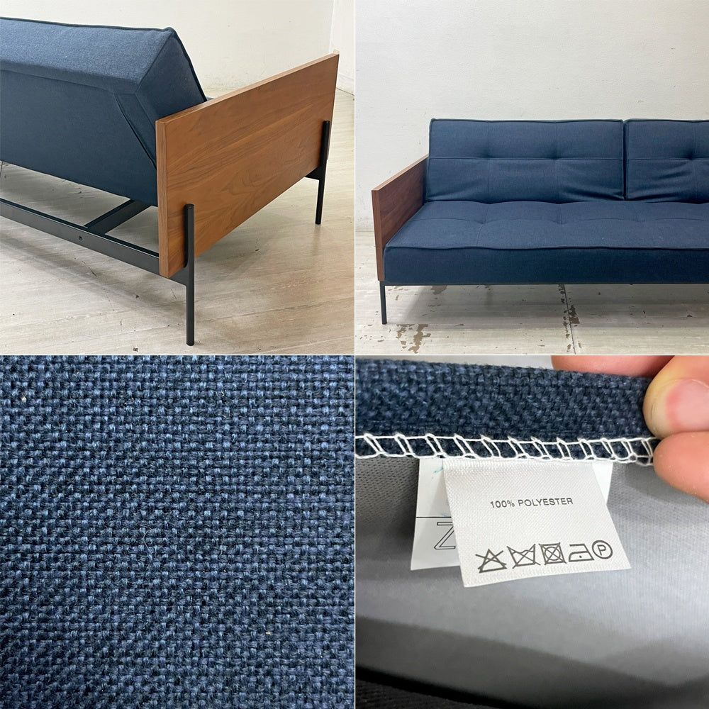 イノベーション・リビング INNOVATION LIVING スプリットバック ラウゲ 3Pリクライニング ソファ SPLITBACK LAUGE SOFA ウォールナット Per Weiss 北欧 ●