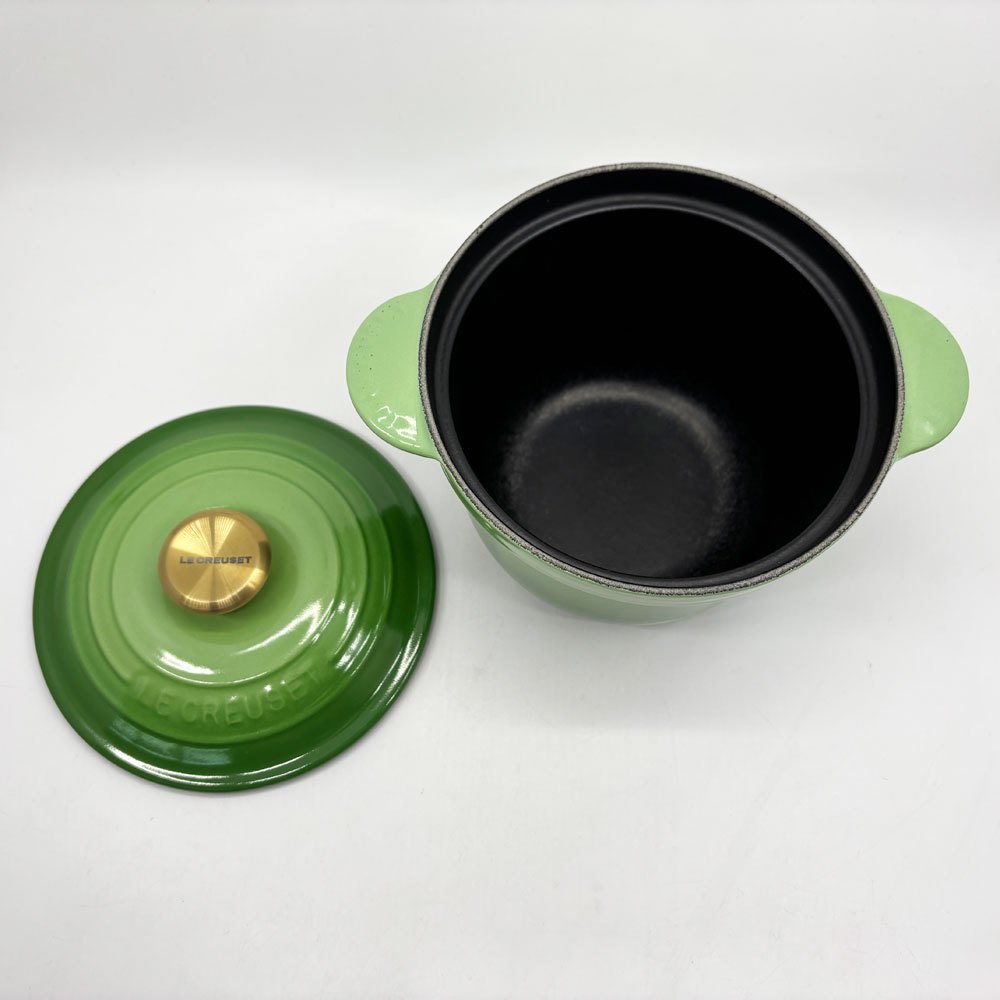 ルクルーゼ Le Creuset ココット エブリィ 18cm 鋳物 鍋 ガス・IH・オーブン対応 ローズマリー フランス ●