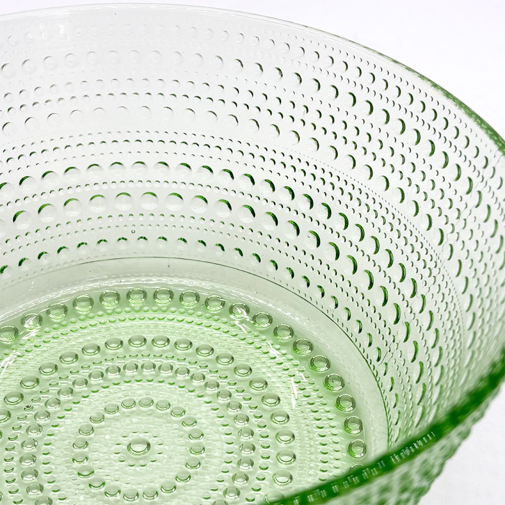 イッタラ iittala カステヘルミ Kastehelmi サービングボウル 20cm アップルグリーン 北欧食器 廃番カラー ●
