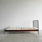 ジャーナルスタンダードファニチャー j.s.F サンク SENS BED ベッドフレーム シングルサイズ W107cm オーク材 スチール脚 インダストリアル 廃番 〓