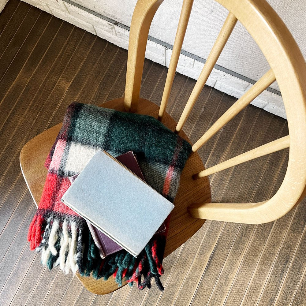 アーコール Ercol フープバックチェア ダイニングチェア スポークバック 4本タイプ エルム材 UKビンテージ 英国家具 ◎