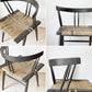 ジョージ・ナカシマ George Nakashima グラスシートチェア GRASS SEATED CHAIR ローズウッド材（シッソ）インド NID 60`s ビンテージ ★