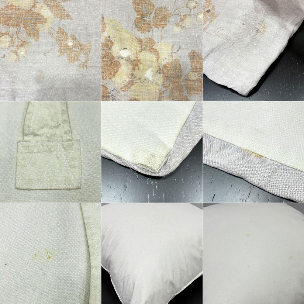 ティーケーガーメントサプライ T.K GARMENT SUPPLY リメイククッション ファブリックカバー 花柄 クラシカル レトロ 45×45cm ●