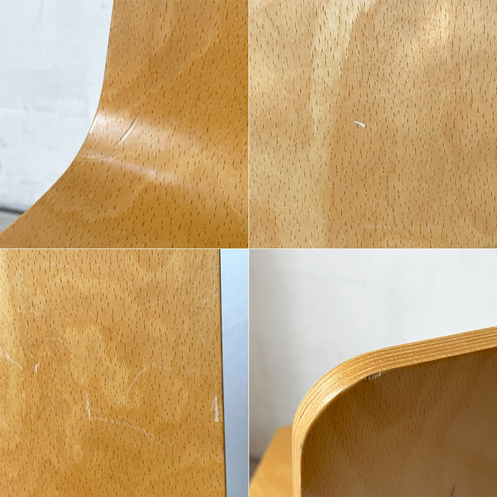 イデー IDEE レノチェア スタッキングチェア RENO Stacking Chair ビーチ材 プライウッド 3Leg デザイン A ★