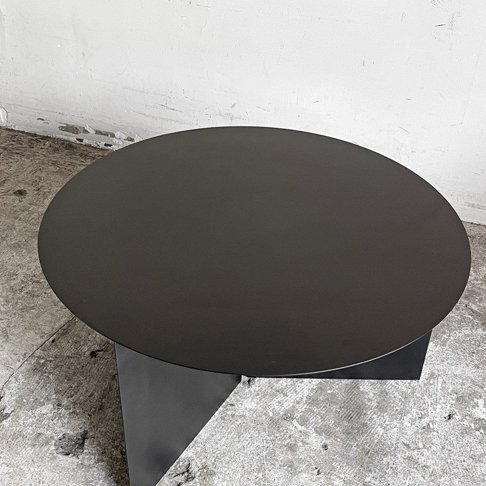 ヘイ HAY スリットテーブル SLIT TABLE XL サイドテーブル ローテーブル コーヒーテーブル ラウンド Φ65cm ブラック デンマーク 北欧家具 定価 ￥53,900- ■