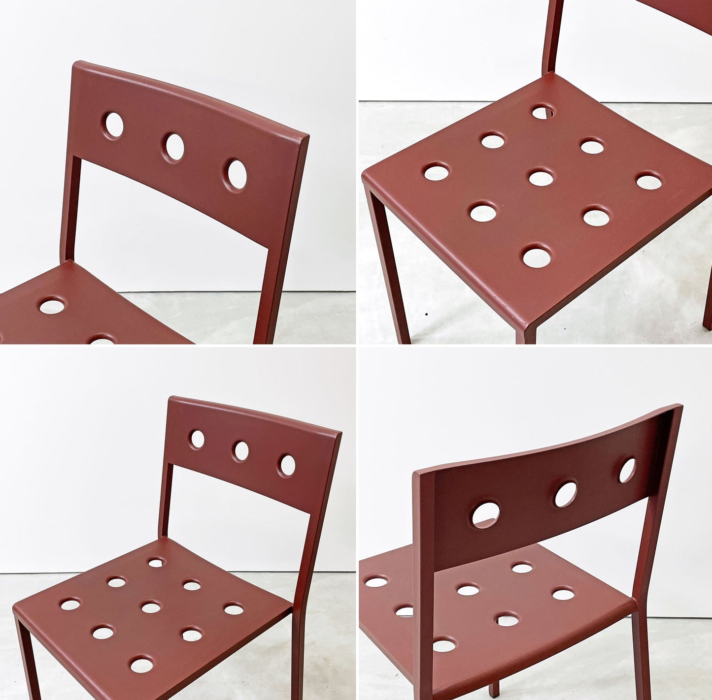 ヘイ HAY バルコニーチェア BALCONY CHAIR ダイニングチェア ガーデンチェア アイアンレッド ロナン＆エルワン・ブルレック 北欧 デンマーク B ●