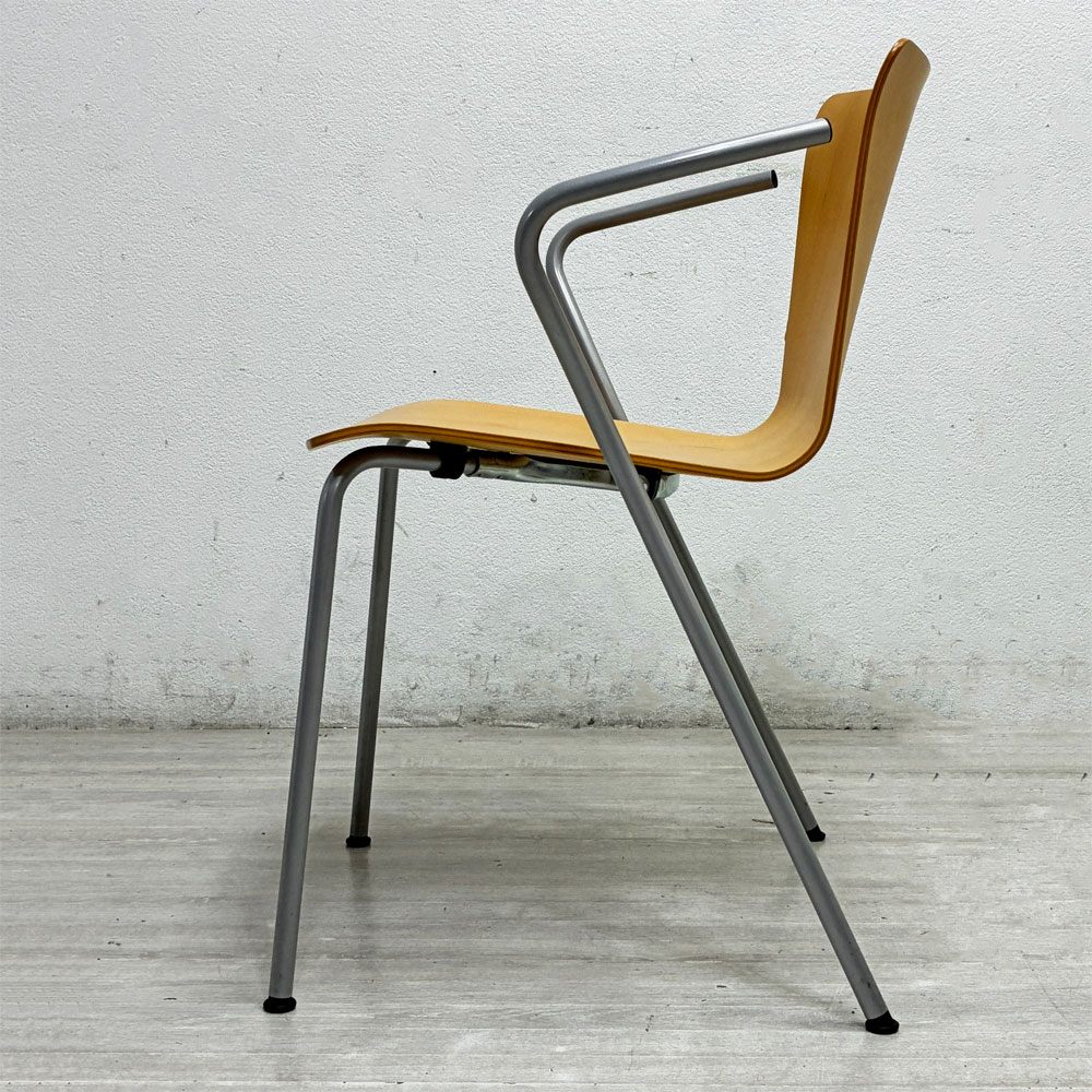 フリッツハンセン Fritz Hansen ヴィコ デュオ Vico Duo アームチェア ビーチ材 ナチュラル ヴィコマジストレッティ デンマーク ●