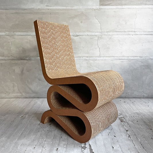ヴィトラ vitra ウィグル サイドチェア Wiggle Side Chair 段ボール素材 フランク・ゲーリー Frank Gehry 参考定価￥170,500- 現状品 ♪