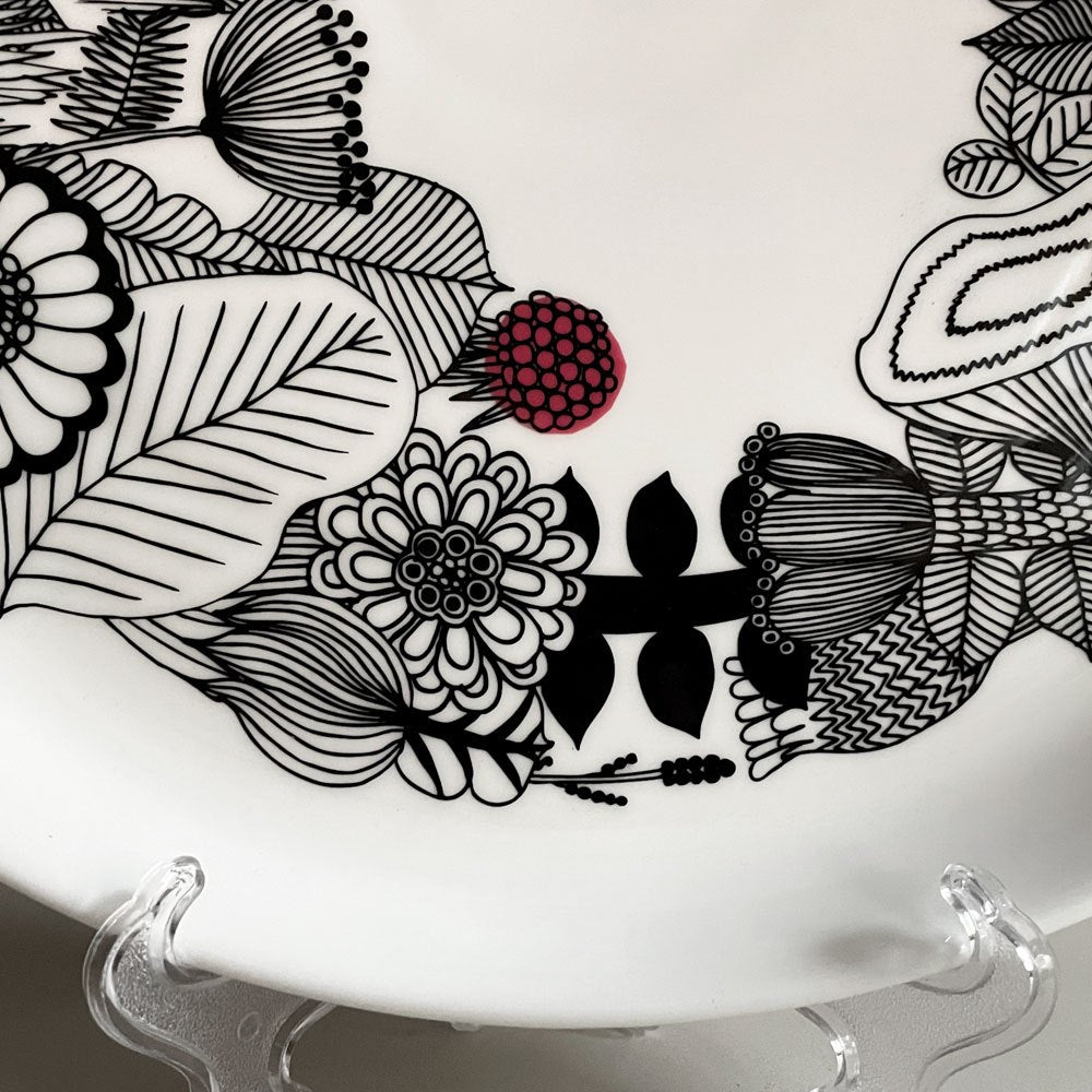 マリメッコ marimekko シイルトラプータルハ Siirtolapuutarha プラター 33cm マイヤ・ロウエカリ Maija Louekari 北欧食器 ♪
