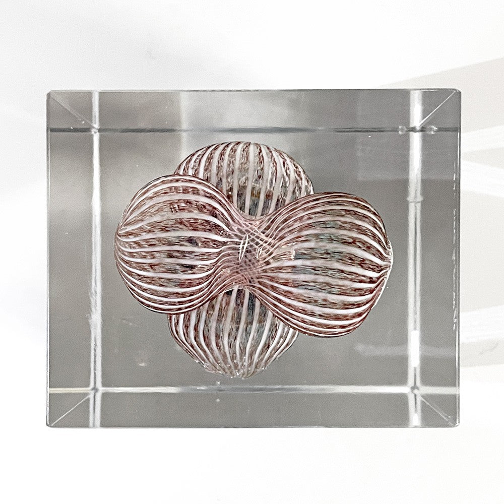 ヌータヤルヴィ Nuutajarvi イッタラ iittala アニュアルキューブ Annual Cube 1984 オイバ・トイッカ 741/2000 北欧雑貨 ビンテージ 希少 ■