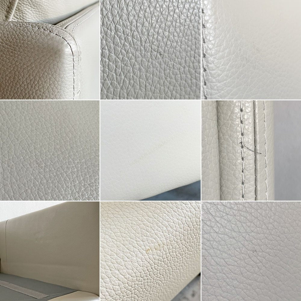 アクタス ACTUS ファイブバイファイブ five by five トランス TRANS システムソファ カウチソファ セパレートタイプ 3点セット W208cm 本革 オフホワイト系 参考価格￥316,800- 廃番 〓