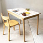 イデー IDEE スティルト テーブル STILT TABLE 1000 ホワイト デスク メラミン×オーク材 マリナ・ボーティエ Marina Bautier 定価 \69,900- 美品 ★