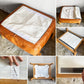 イデー IDEE ディモンシュ オットマン レザー DIMANCHE OTTOMAN Leather フルグレインレザー ブラウン マリナ・ボーティエ ナチュラルデザイン 定価 ¥149,900- ■