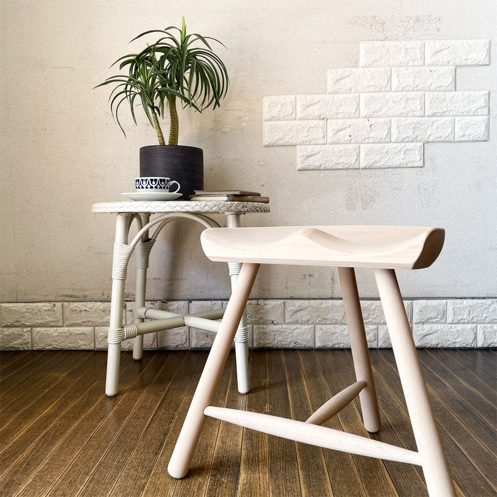 ワーナー Werner シューメーカーチェア Shoemaker Chair NO.42 スツール ビーチ材 ラーズ・ワーナー デンマーク 北欧家具 定価￥38,500- ◎