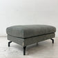 リラックスフォーム RELAX FORM グラシエーロ GLACIERO オットマン レザーテックス 関家具 展示品 w93cm ●