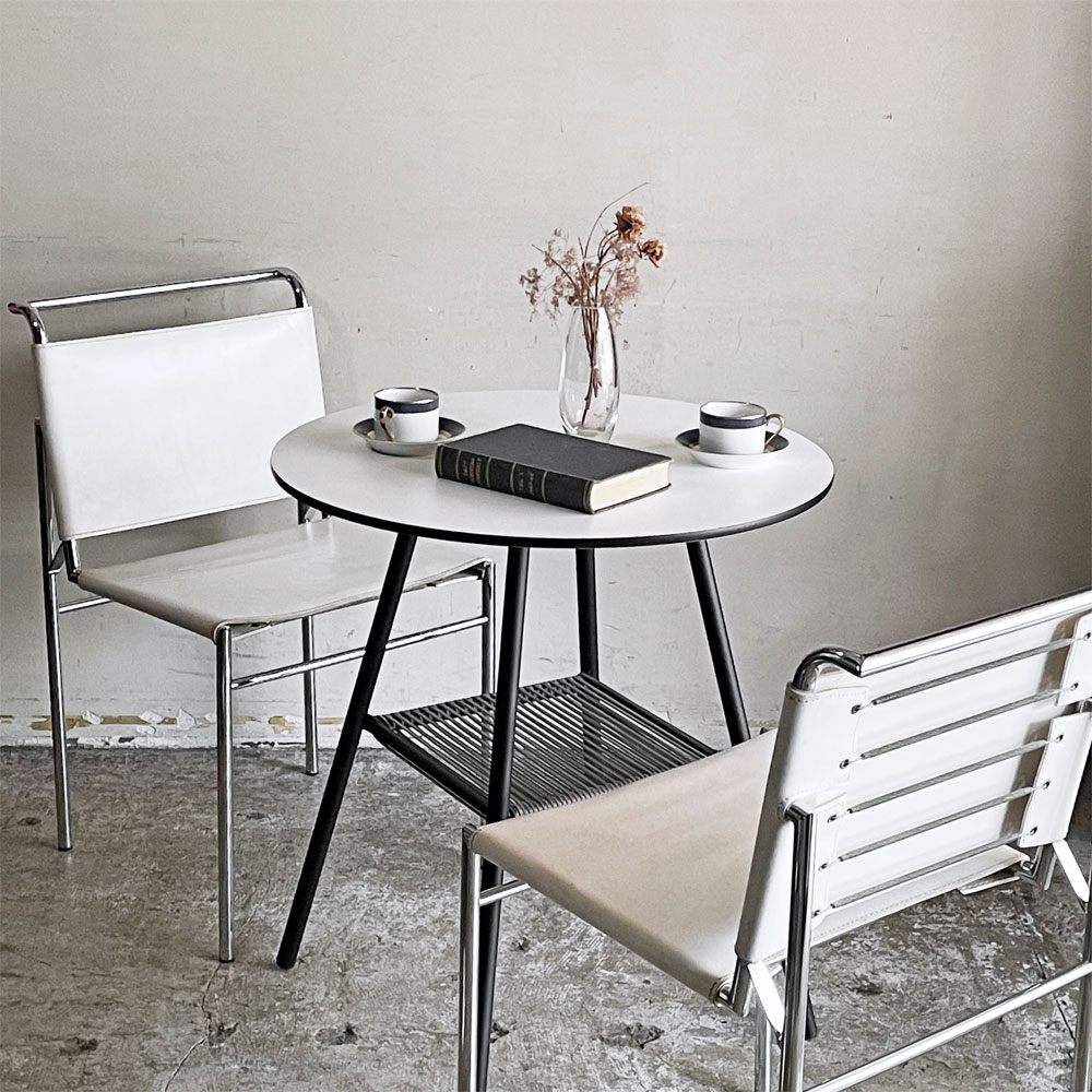 スティールライン Steel Line ロクエブリューン ROQUEBRUNE ダイニングチェア アイリーン・グレイ Eileen Gray モダンデザイン リプロダクト品 A ■