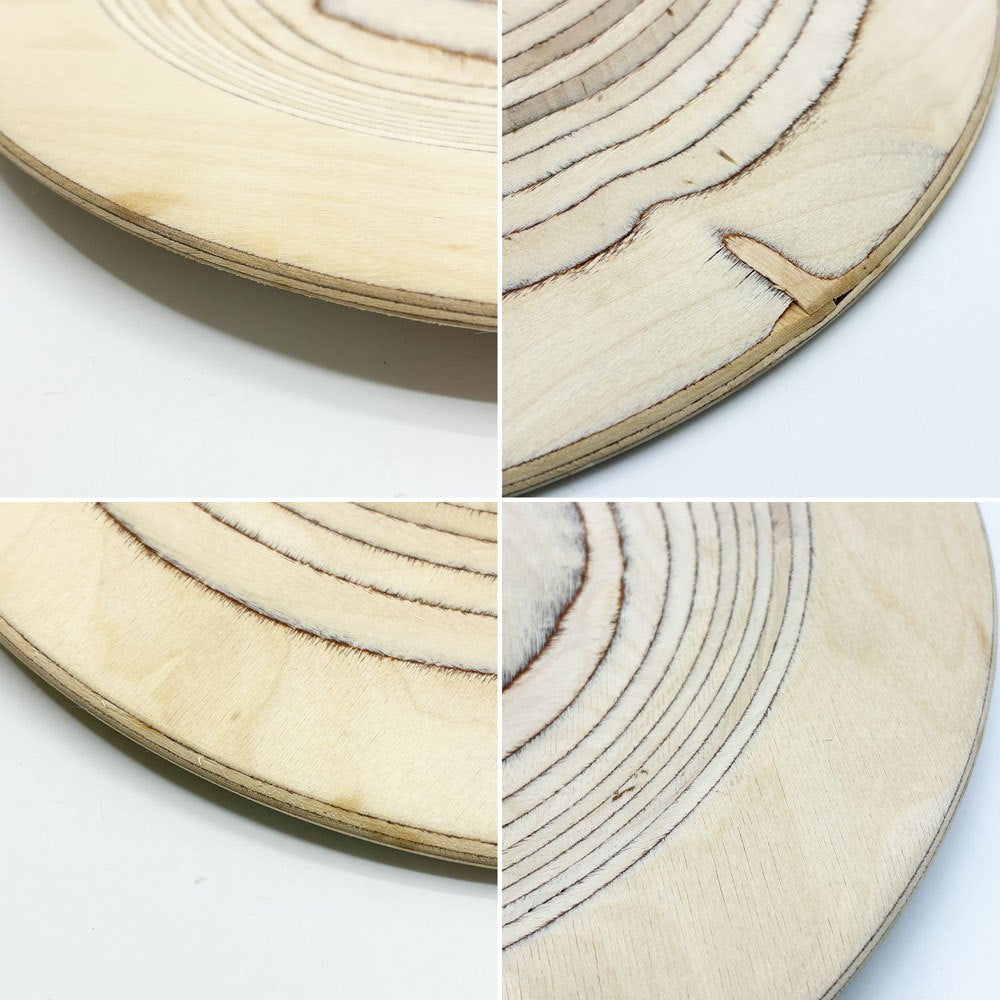 エーロ・サーリネン Eero Saarinen バーチ材 プライウッド サービングプレート トレイ Roly Poly Plate ラウンド Φ30cm フィンランド ●