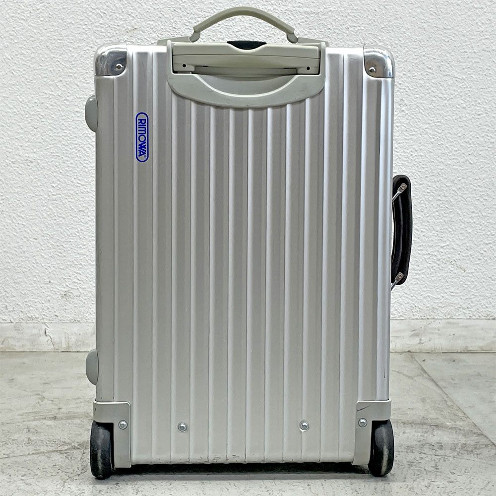 リモワ RIMOWA クラシックフライトキャビンS Classic Flight Cabin 35L 2輪 TSAロックなし シルバー アルミ製キャリーケース スーツケース ドイツ 廃番 〓